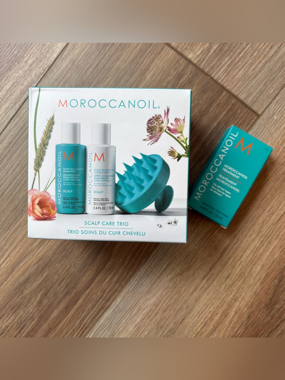 MOROCCANOIL Scalp Care Trio Discovery Set + Original Treatment Hair Oil Bundle